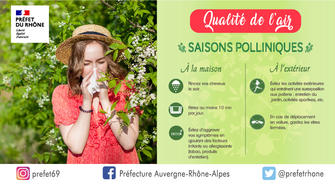 Risque très élevé d'allergies aux pollens de graminés dans le Rhône