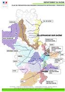 Carte des PPRNi du département du Rhône