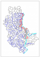 Carte du bassin-versant de la Saône